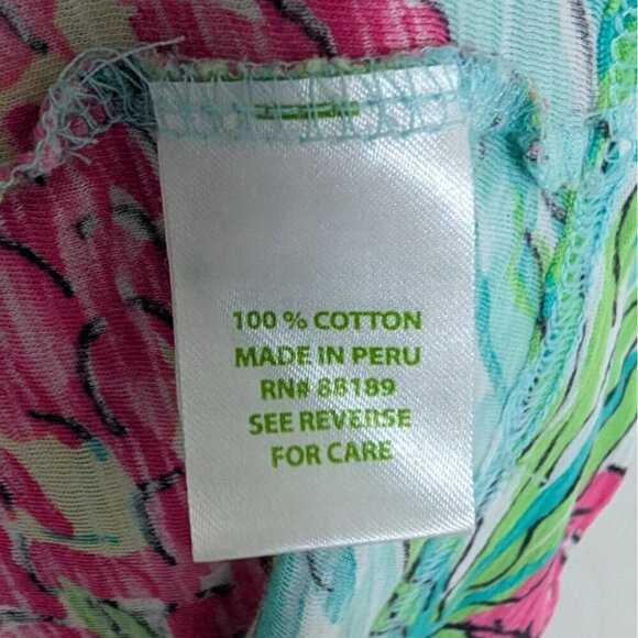 Lilly Pulitzer Cassie Dress Womens Size Small Blue Pineapple Spike The Punch - Picture 4 of 8